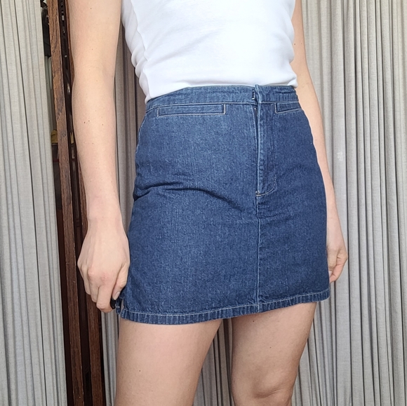 90's denim skort - Picture 2 of 5